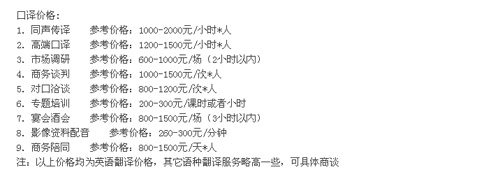 南京弘騰翻譯有限公司筆譯，口譯，證件翻譯，排版及同傳價(jià)格