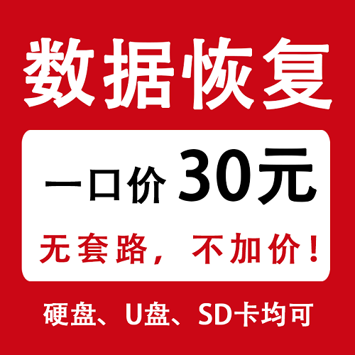 电脑移动硬盘数据恢复 文件视频照片找回