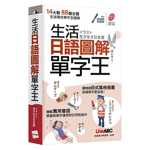 正版书籍 漫爵生活日语图解单字王 口袋书